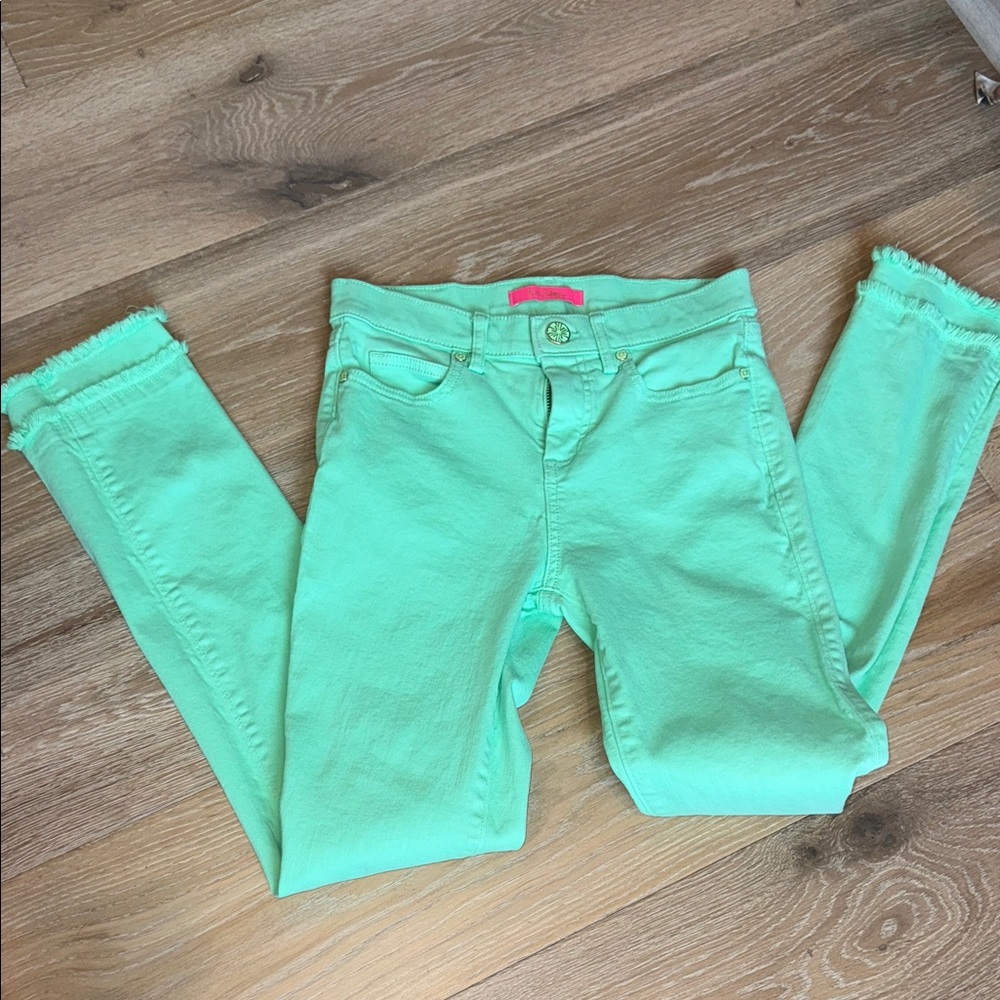 Lilly Pulitzer Mint Ankle Jeans